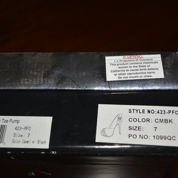 Ellie Women's Camoflage/Black Heel Size 7 - Picture 2 of 7